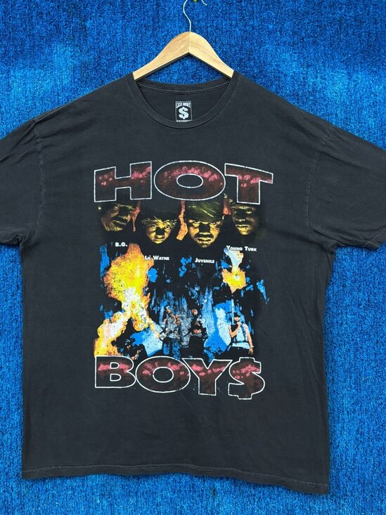 Hot Boys Guerrilla Warfare Cash Money Oversized Rap Tee XL - Picture 1 of 4